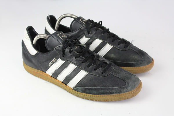 Vintage Adidas Samba Sneakers made in West Germany black classic sport shoes