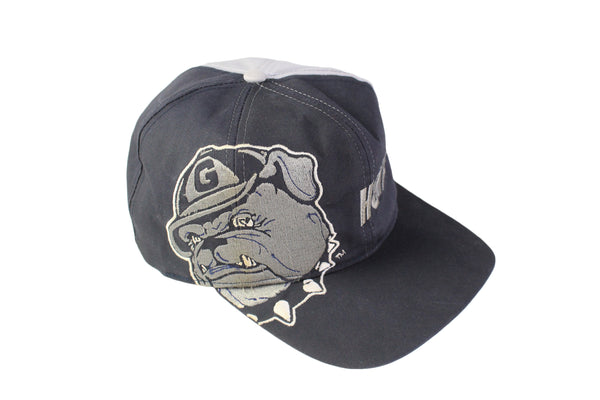 Vintage Hoyas Georgetown Cap big logo basketball football hat 90's university college hat