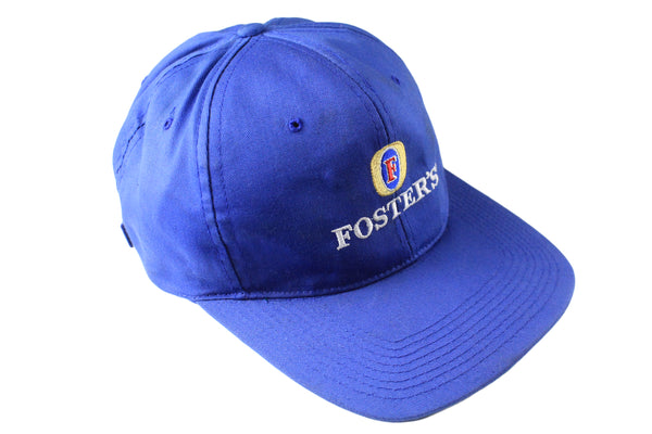 Vintage Foster's Cap blue big logo 90s retro beer Australian Grand Prix Formula 1 F1 hat