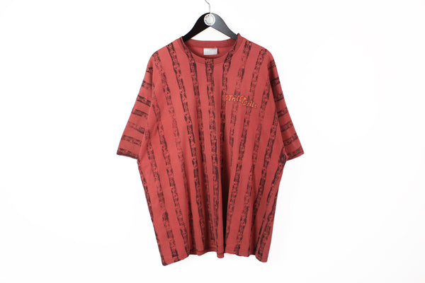 Vintage Adidas Streetball T-Shirt XLarge / XXLarge red basketball 90s cotton oversize tee