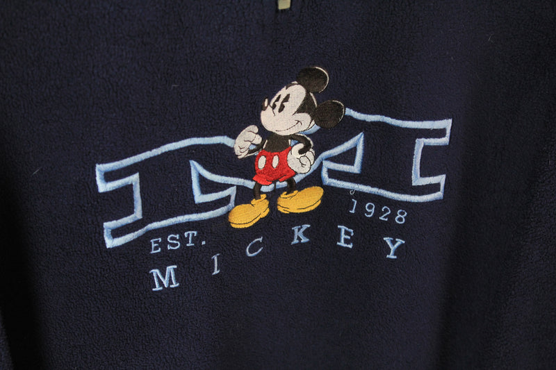 Vintage Mickey Mouse Disney Fleece Medium