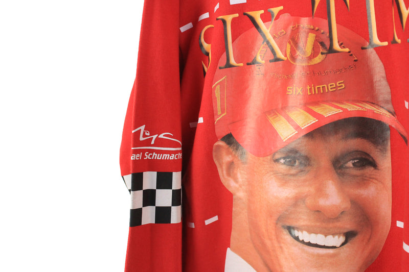 Vintage Michael Schumacher NWT Hoodie XLarge