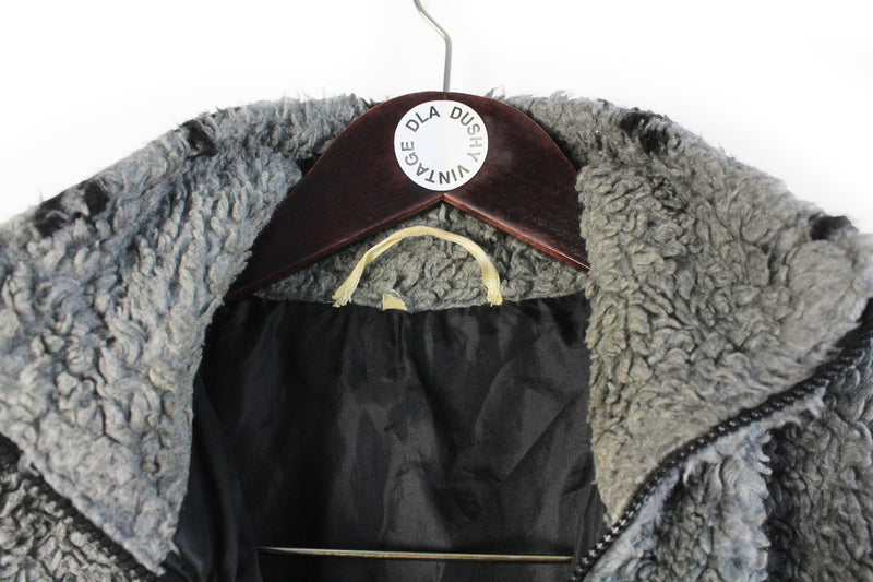 Vintage Dog Fleece Full Zip XLarge