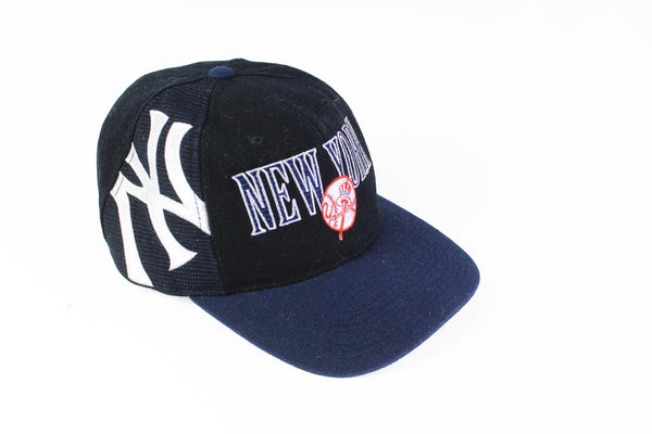 Vintage New York Yankees Nike Cap blue 90s big logo MLB baseball hat