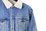 Vintage Denim Sherpa Jacket Small