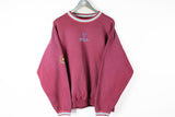 Vintage Fila West Ham United "Hammers" Sweatshirt  red 90s sport wear