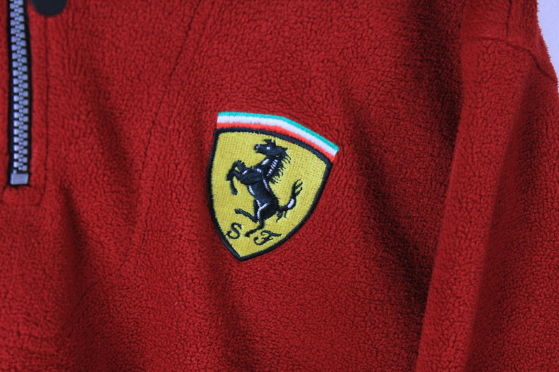 Vintage Ferrari Fleece 1/4 Zip Medium / Large