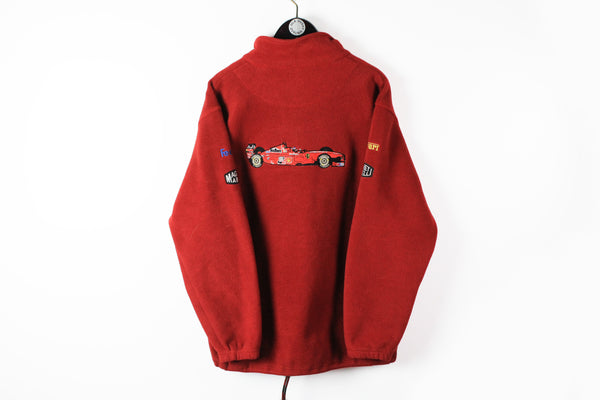 Vintage Ferrari Fleece 1/4 Zip XLarge