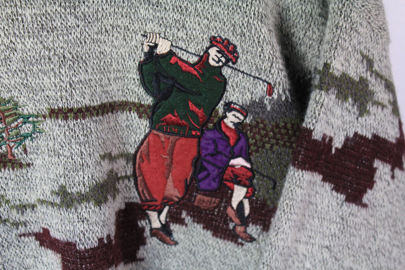 Vintage Golf Sweater Small
