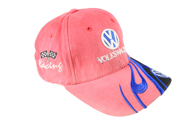 Vintage Volkswagen Cap retro racing 90s sport style crazy pattern acid big logo hat