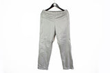 Vintage Adidas Track Pants Medium gray 90s sport style trousers