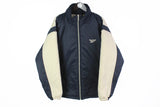 Vintage Reebok Jacket Medium big logo puffer 90s full zip jacket
