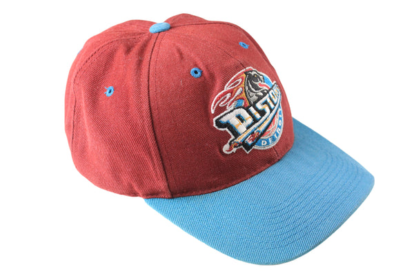 Vintage Detroit Pistons Cap NBA basketball 90s retro sport style big logo USA hat