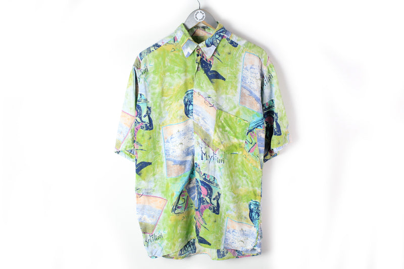 Vintage Hawaii Shirt Small / Medium hipster tee summer top acid 90's style