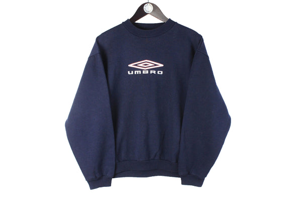 Vintage Umbro Sweatshirt Medium big logo 90s retro crewneck UK style sport jumper