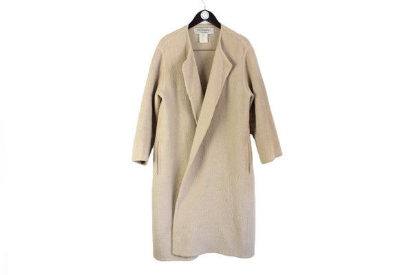Vintage Yves Saint Laurent Rive Gauche Coat Women's 36 beige 90s cape retro style authentic luxury cape