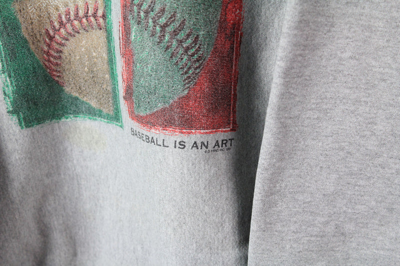 Vintage Baseball Is An Art 1997 Lee Sweatshirt XLarge