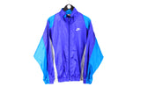 Vintage Nike Tracksuit XLarge blue 90's sport style authentic suit retro style windbreaker jacket and track pants