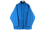 Vintage Nike Jacket Large blue 90s retro sport style winter coat
