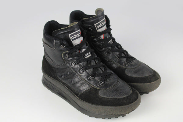 Vintage Adidas sneakers athletic authentic shoes running trainers city series black tree strypes big logo retro rare 90's sport street style