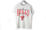 Vintage Chicago Bulls T-Shirt Large big logo Eastern NBA 90s jersey