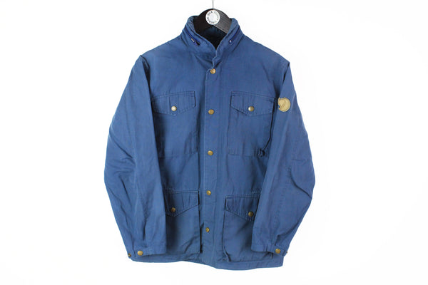 Vintage Fjallraven Jacket Small blue 90s outdoor style outfit