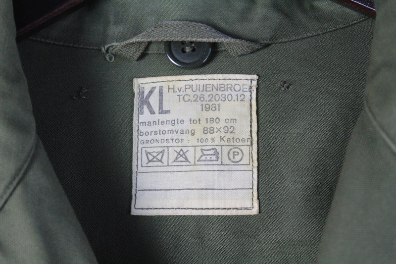 Vintage Military 1981 Jacket Large