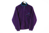 Vintage Helly Hansen Fleece Full Zip XSmall / Small purple 90s outdoor sweater