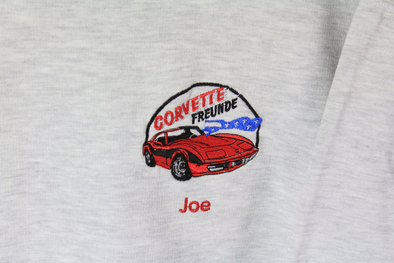Vintage Corvette Freunde Sweatshirt Medium