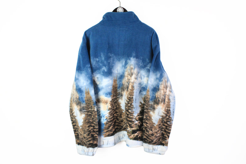 Vintage Atlas For Men Fleece Full Zip 3XLarge / 4XLarge