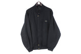 Vintage Paul & Shark Jacket Large / XLarge wool black oversize 90s retro casual coat