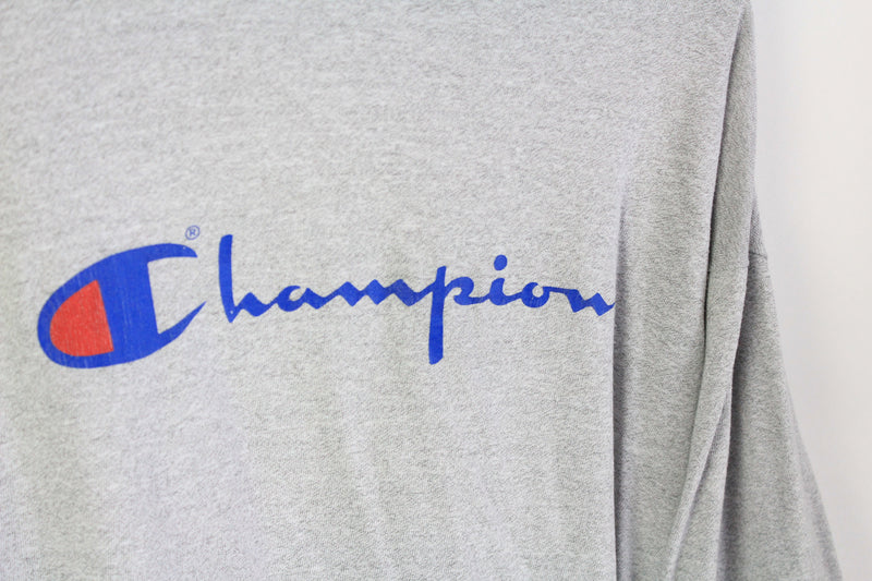 Vintage Champion Long Sleeve T-Shirt Large / XLarge