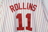 Vintage Phillies Rollins 11 Jersey T-Shirt XXLarge