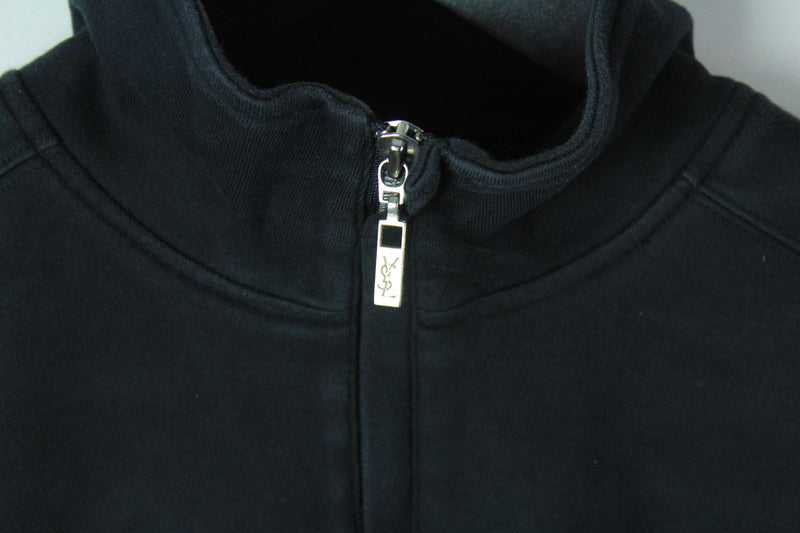 Vintage Yves Saint Laurent Sweatshirt 1/4 Zip Medium
