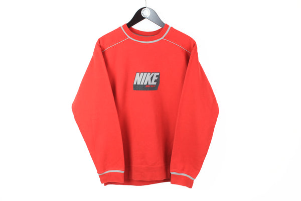 Vintage Nike Sweatshirt XLarge red crewneck 90s sports style jumper 