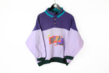 Vintage Puma Sweatshirt XSmall purple 90s sport retro style athletic jumper