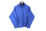 Vintage Adidas Jacket Women's Large blue full zip 90's oversize sport coat