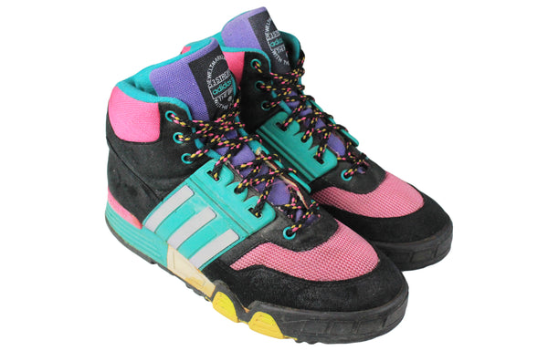 Vintage Adidas Boots Women's US 7 made in Korea multicolor retro sport shoes 80s 90s trekking outdoor boots