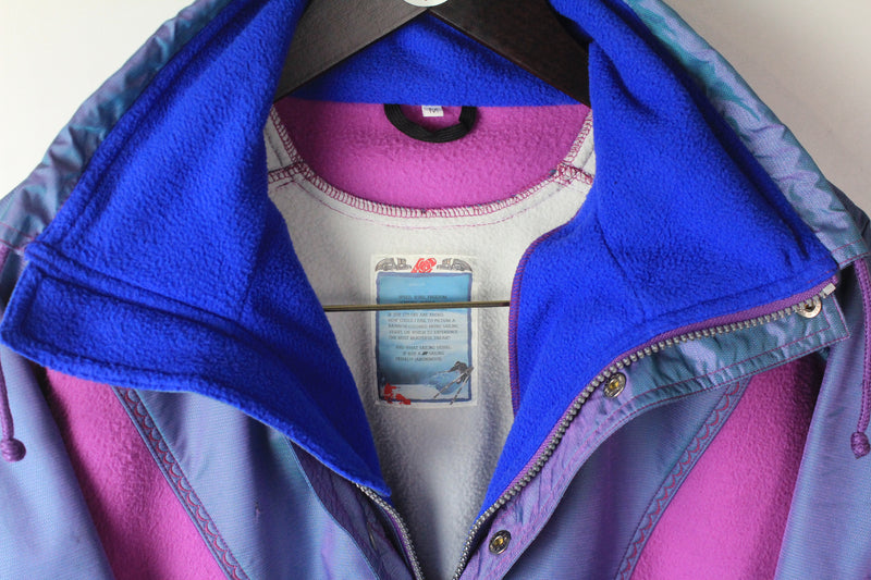 Vintage K2 Fleece Snap Button Medium