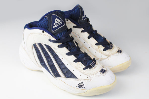 Vintage Adidas Sneakers US 8 basketball style 90s retro classic sport shoes rare trainers