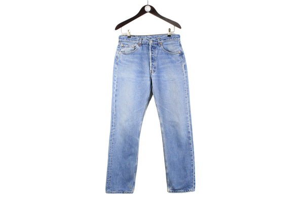  Vintage Levi's 501 Jeans W 32 L 32 blue denim trousers USA style classic work wear jeans