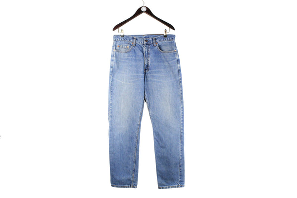 Vintage Levi's 615 Jeans W 34 L 32 blue denim pants 90s USA work wear streetwear pants