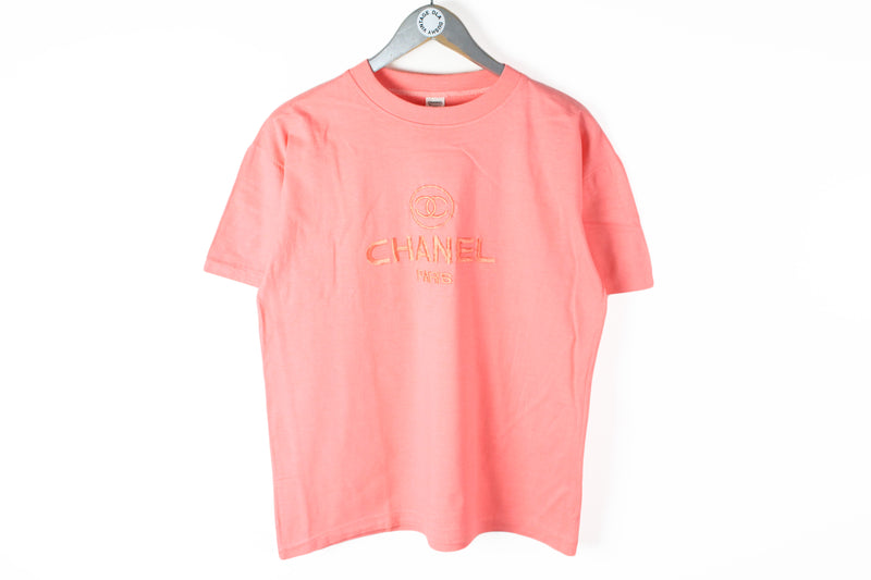 Chanel Pre-Owned 3D striping T-shirt - Pink