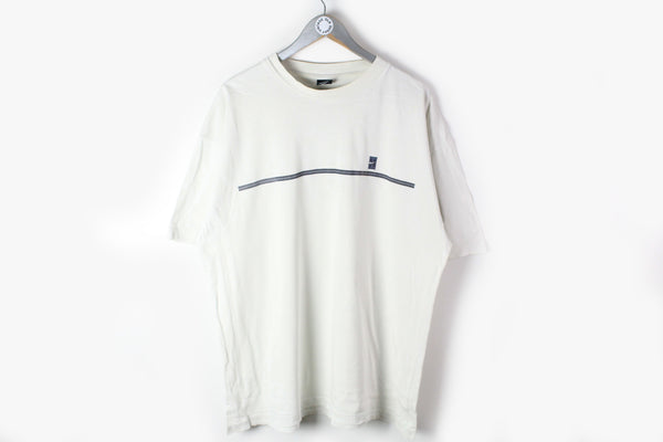Vintage Nike Tennis T-Shirt XLarge white court 90s tee