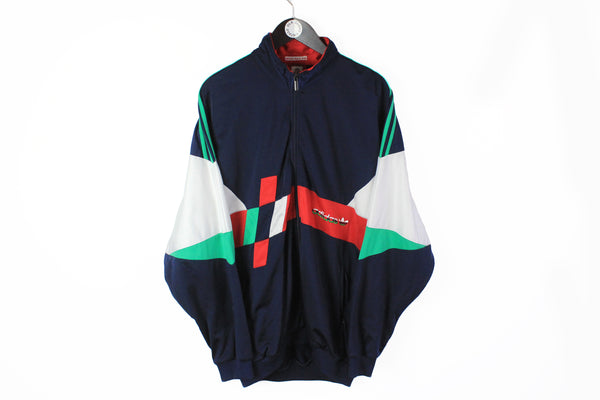 Vintage Adidas Track Jacket XXLarge multicolor 90s full zip sport jacket