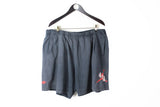 Vintage Nike Air Jordan Shorts XXLarge black big logo 90s basketball style 