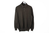 Ermenegildo Zegna Sweater XLarge luxury authentic wool cardigan