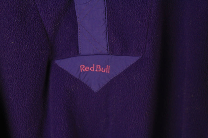 Vintage Red Bull Fleece Snap Buttons Large / XLarge