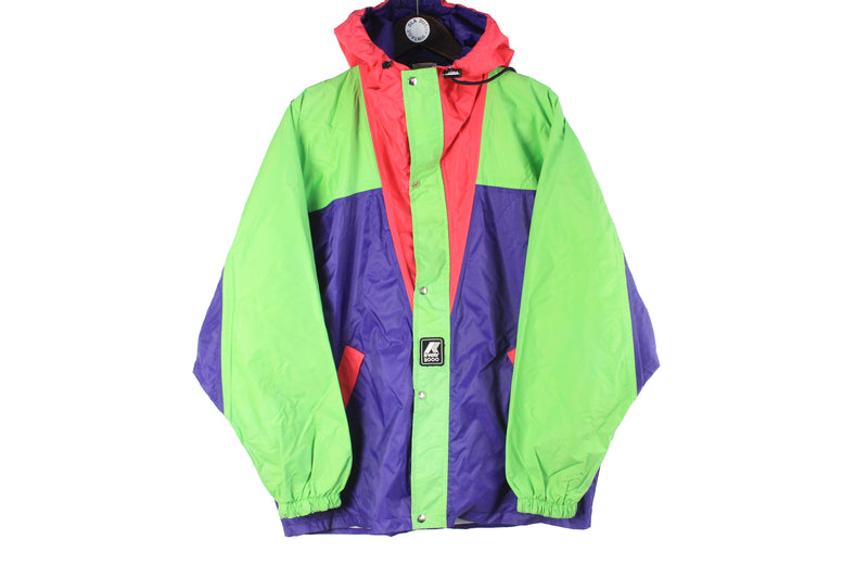 Vintage K-Way Suit Medium jacket raincoat windbreaker and pants 90s France 2000 sport style collection