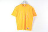 Vintage Levis T-Shirt Small yellow big logo 90s USA levi's shirt
